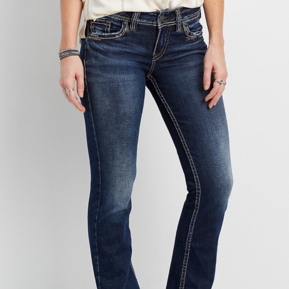 Silver Suki mid rise boot jeans